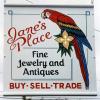 Jane's Place antiques sign - Ithaca, NY