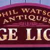 Vintage Lighting sign - Gt. Barrington, MA
