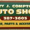 Gary Compton's Auto Shop sign - Ithaca, NY