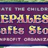 Nepalese Crafts Store sign - Ithaca, NY